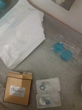 Lentillas de colores para Anime, maquillaje de belleza para ojos, nórdico, Color azul mitológico, 1 par (2 uds.)