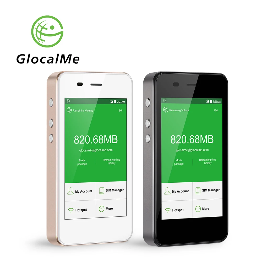 GlocalMe 4G WiFi роутер Бесплатная роуминг Быстрая сеть Портативная точка доступа с