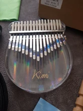 Stick Hammer Tuner Piano-Finger-Piano-Gift Kalimba-Case Thumb Acrylic Transparent 17-Key