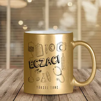 

Personalized Professional Pharmacist Gilded Mug Cup-2