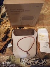 Novedosa almohada de masaje 3 en 1 para cuello, espalda, hombros y cintura, masajeador corporal, regalo para aliviar el dolor, fácil de llevar, para coche, hogar, enchufe europeo