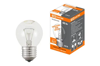 

Filament lamp "ball transparent" 60 W-230 V-E27 TDM