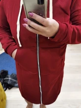 Sweatshirts Outwear Coats Hoodies Drawstring Warm Oversized Women Autumn Winter Cotton