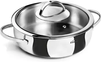 

Lacor - 79624 - Tartera with Belly lid 24 cm. S. Steel