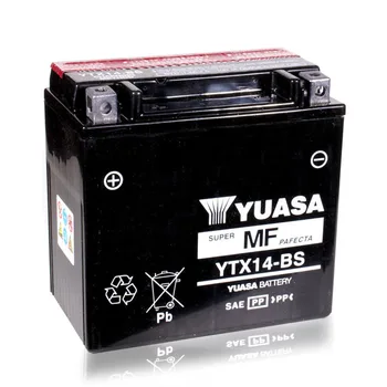 

BATTERY YUASA YTX14-BS
