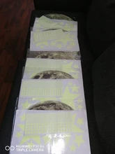 Pegatinas de pared brillantes en la oscuridad, 435 Uds., punto de estrella de Luna luminosa, pegatinas de pared fluorescente, decoración ambiental