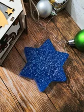 Снежинка из мыла Снежинка из мыла