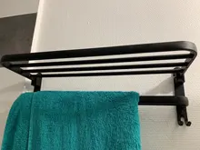 Hook-Hanger Towel-Rack Storage-Shelf Shower-Holder Wall-Organizer Bathroom-Accessories