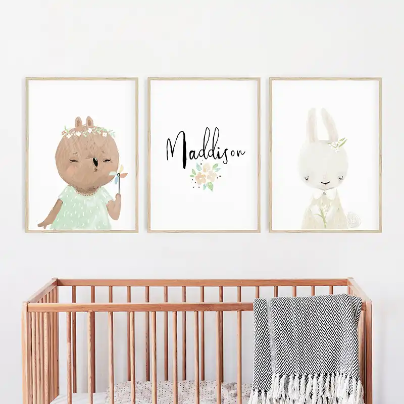 nursery name prints