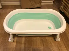 Bañera plegable grande para bebé, Cubo de baño portátil, base antideslizante, bañeras de baño portátiles para bebés recién nacidos, bañera antideslizante para niños
