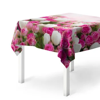 

Tablecloth 3D delicate roses