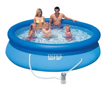 

Водораспорный inflatable pool round easy set pool inflatable ring size 305 х76см + filter pump included, арт.28122