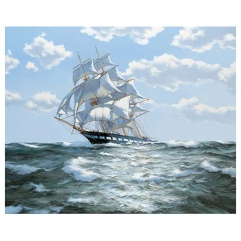 

Аж-1059 Diamond painting "Diamond painting" "on all sails", 55*44 cm