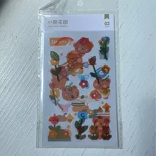 Mohamm 3 uds. Pegatinas con dibujos animados decoración papel de álbum de recortes creativo Colegio estacionario tela suministros