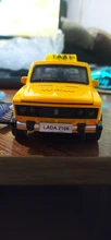 1/32-Diecast Taxi-Model Alloy-Toys Metal Car Russian-Lada Children with Gift-Box/openable
