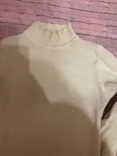 Women Sweater Pullovers Knitted Turtleneck Long-Sleeve Elasticity Streetwear-Top Multicolor