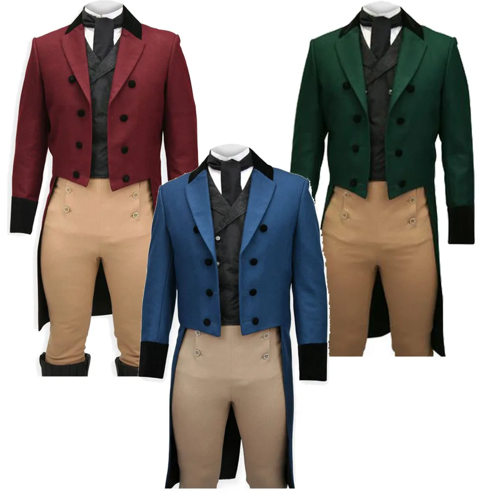 Disfraz de Cosplay para hombre, traje victoriano para caballeros, traje