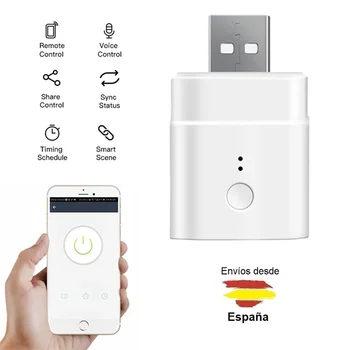 

Sonoff Micro 5Volt Wifi adapter 2.4Ghz Smart Wireless USB works with Alexa and Google Home voice Control