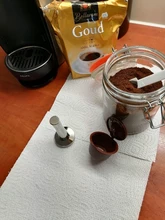 GUSTO-FILTERS Capsule Gusto-Pod-Cup Tamper Coffee-Machine-Tool Dolce Stainless-Steel