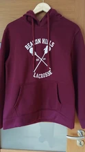 Sudadera con capucha para hombre y mujer, con estampado de Teen Wolf, McCall 11, Lacrosse, Stilinski 24, Lahey 14, color rojo, Anime