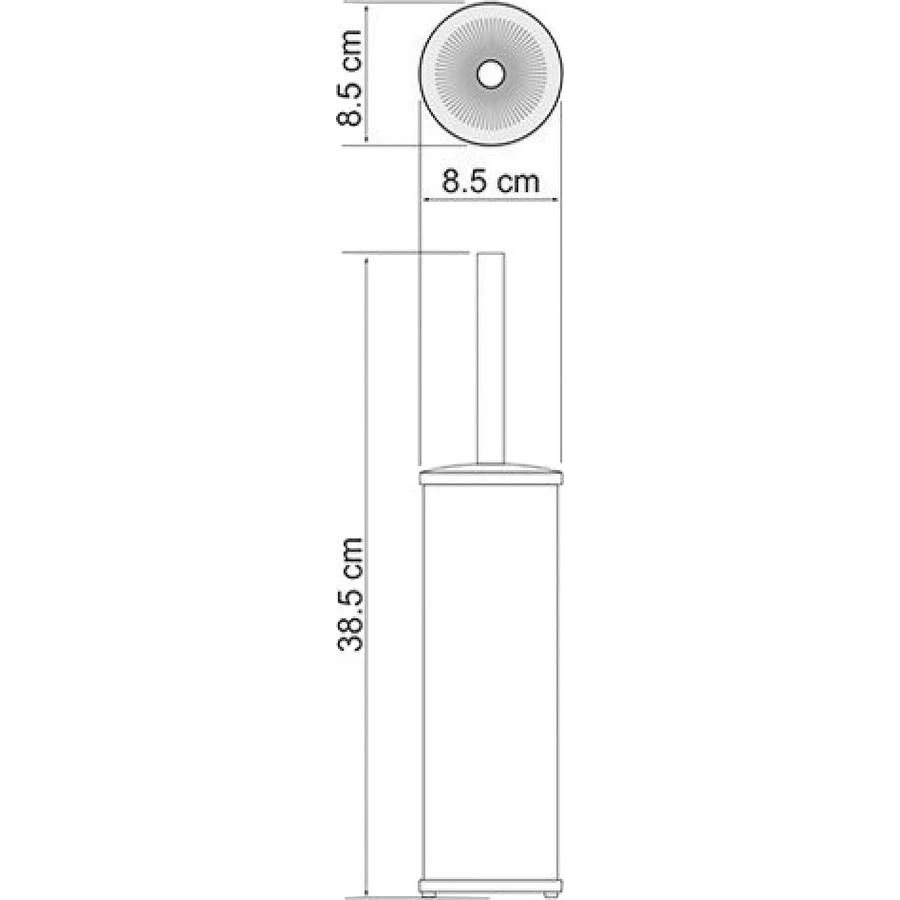 Ёршик WasserKRAFT K-1127 (цвет: черный)