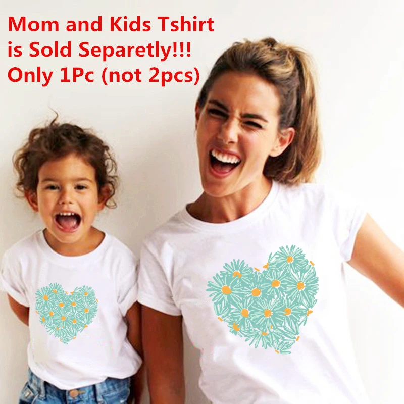 Matching Family Outfits Super Mom and Daughter Print Boys Girls T-shirt Mother's day Present Clothes Kids&Woman Funny Tshirt 5