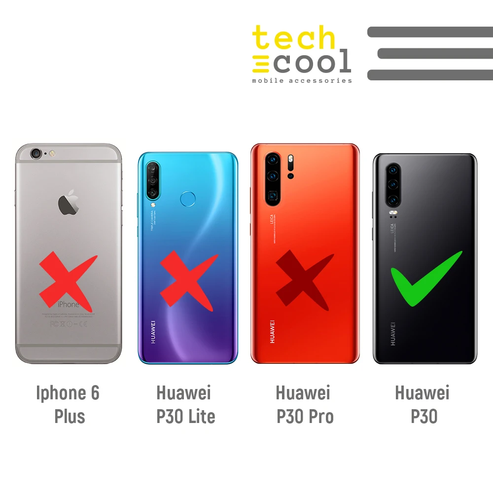 FunnyTech®Силиконовый чехол для huawei P30 L Allowed I love Boston Terrier blue Backdrop