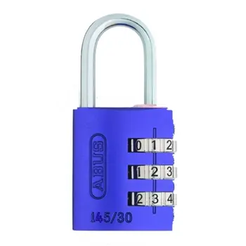 

PADLOCK SECURITY 30MM COMB. PROGRAMMABLE LILAC ABUS
