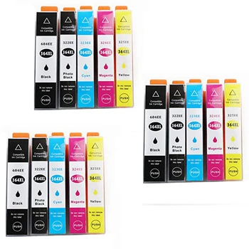 

15 cartriges HP364xl HP 364xl 364xl's refill Compatible for printer Model PhotoSmart C 5383