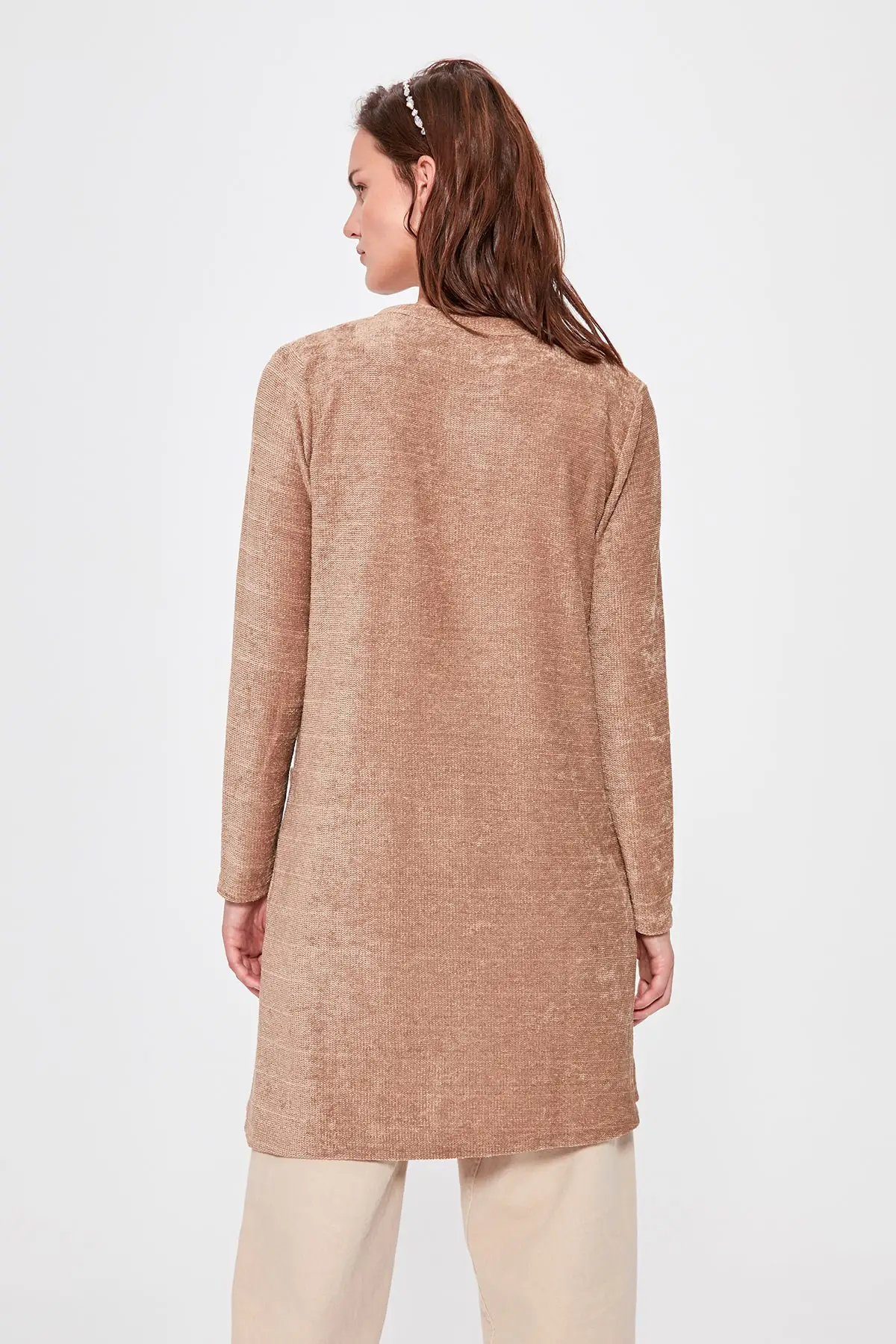 Трикотажное пальто Trendyol Chenille TWOAW20CE0284