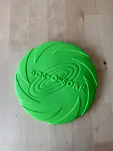 Mordedores de juguete para perros, discos voladores interactivos de goma suave, resistente a mordeduras, productos para entrenamiento de mascotas, 1 unidad