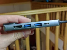 Multi USB 3.0 hub type C adapter to HDMI Gigabit Ethernet Rj45 Lan for Macbook Pro Air