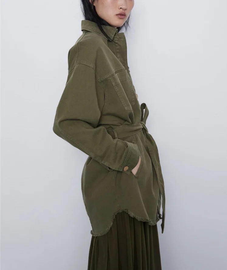 Obrix Cool Loose Spring Autumn Female Shirt Square