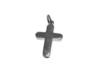 

First smooth Sterling Silver Cross in brightening rounded edges