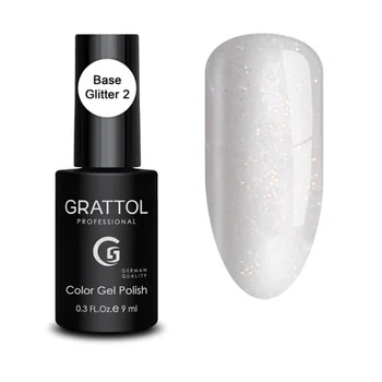 

Grattol Rubber Base Glitter №2 База, топ и праймер - Grattol