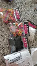 600 elástico diferentes colores de caucho telar bandas pulsera niños caseras pulsera DIY para Loom pulsera pulseras para las mujeres