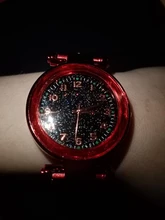 Reloj de pulsera de cuarzo con diamantes de imitación para mujer, cronógrafo de lujo con diseño de estrellas magnéticas, a la moda