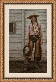 

CROSS STITCH KIT PANDATHREAD ETHNIC AND CUSTOMS 31749