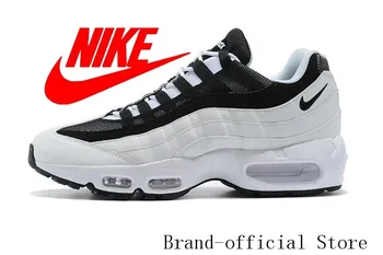 

Original Nike Air Max 95 Men Running Shoes Breathable Running Shoes Black Powder Size 40-46