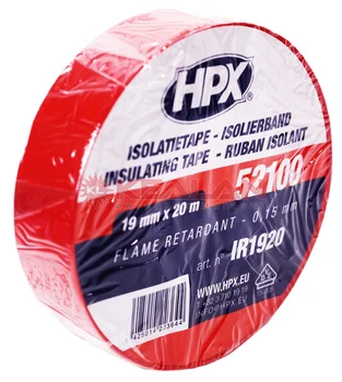 

HPX ir1920 PVC insulation tape VDE, red, 19mm, 20 m.