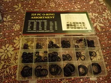 Anillos de goma de silicona de anillo O junta NBR VMQ FKM sellado O anillos arandela de nitrilo de oring conjunto Kit de surtido de conjunto de caja de anillo