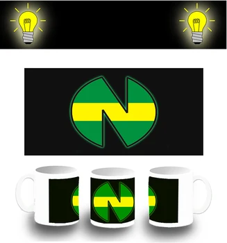 

CUP PHOTOLUMINESCENT LOGO NEW TEAM OLIVER glitter mug