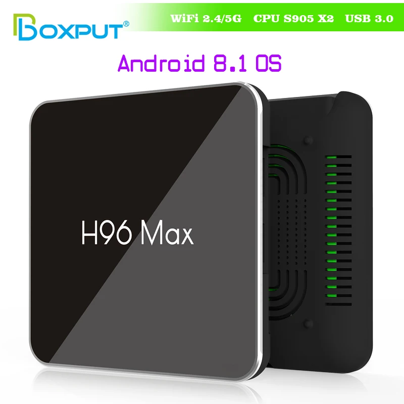 

H96 MAX X2 Android TV Box 9.0 4GB 64GB 1080P H.265 4K Google Store Netflix Youtube H96MAX 2G16G Smart TV box Set top box