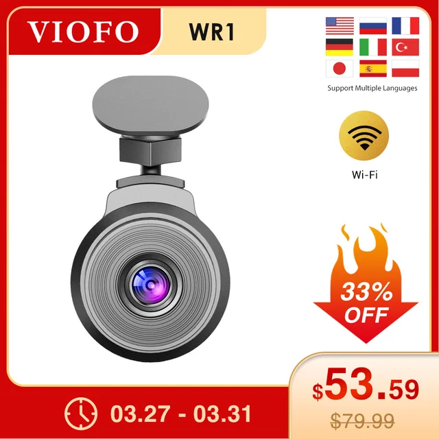 $US $53.59 VIOFO WR1 WiFi Car Dash Camera DVR Recorder Full HD 1080P Novatek Chip 160 Degree Angle With Cycled