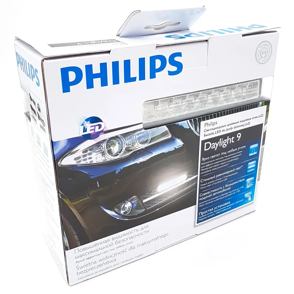 Дневные ходовые огни (ДХО) Philips LED DayLight 9 12831WLEDX1| | | АлиЭкспресс - Автотовары с доставкой из России