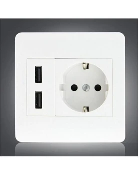 

Plug with two USB sockets