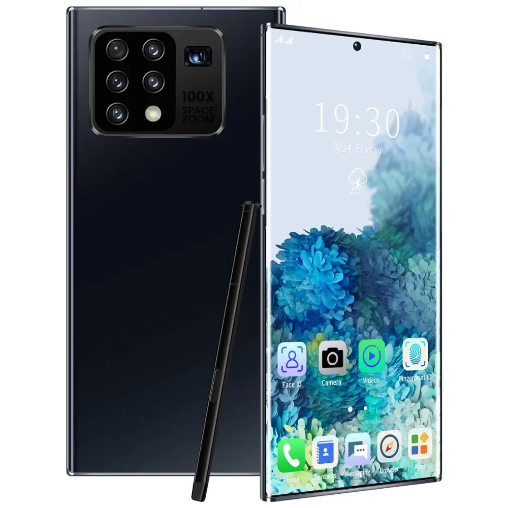Note 20+ Universal 5G LET Cellphones 6.8 inch 8GB