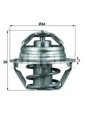 Термостат Daihatsu Charade 1.0 81-92/1.3/1.6GTi 88 MAHLE KNECHT