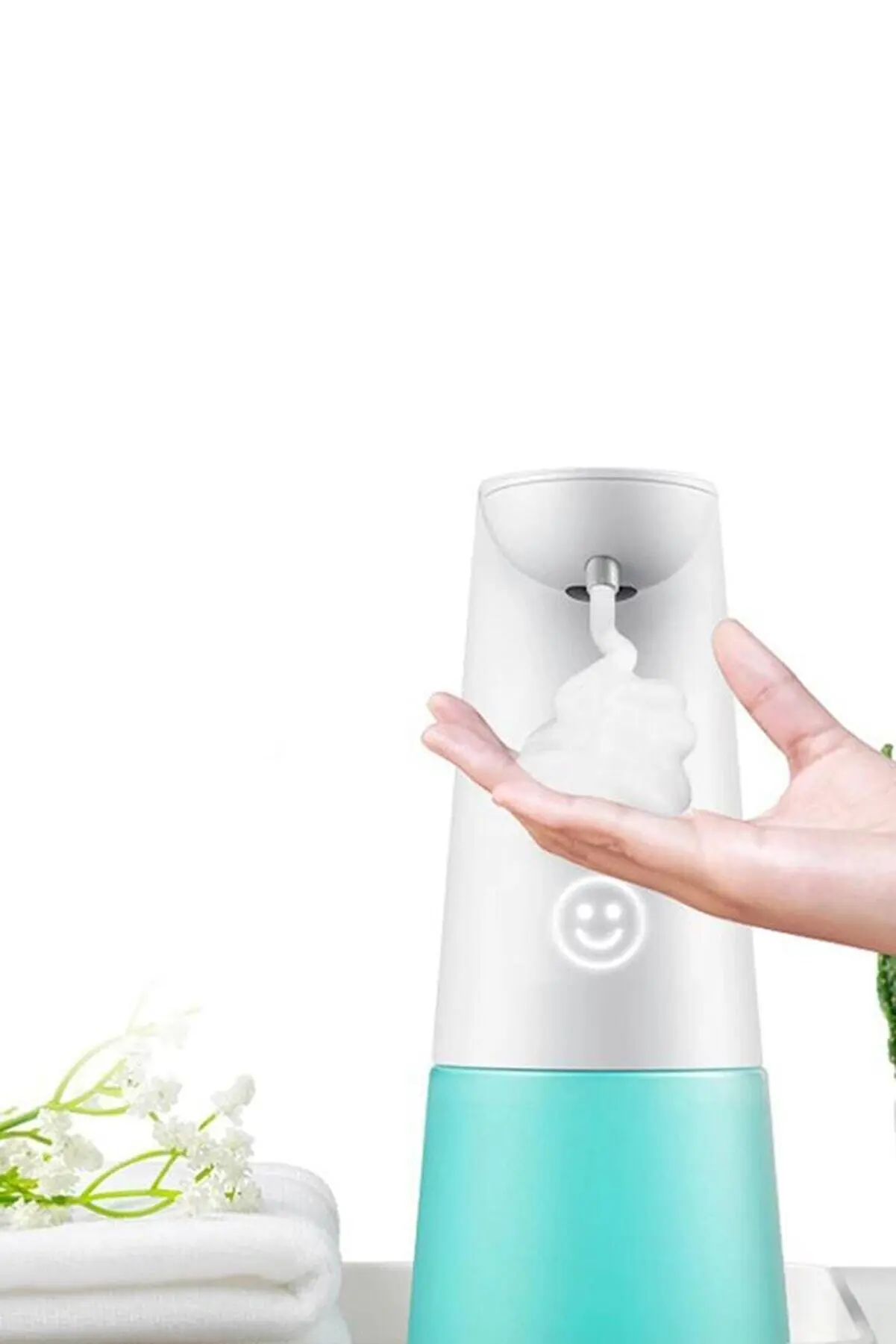 

Touchless Automatic Amount Adjustable Sensor Soap Dispenser 300 Ml With Battery Intelligent Infrared Liquid Soap Dispenser