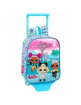 

BACKPACK WITH TROLLEY 28 CM. OF LOL SURPRISE